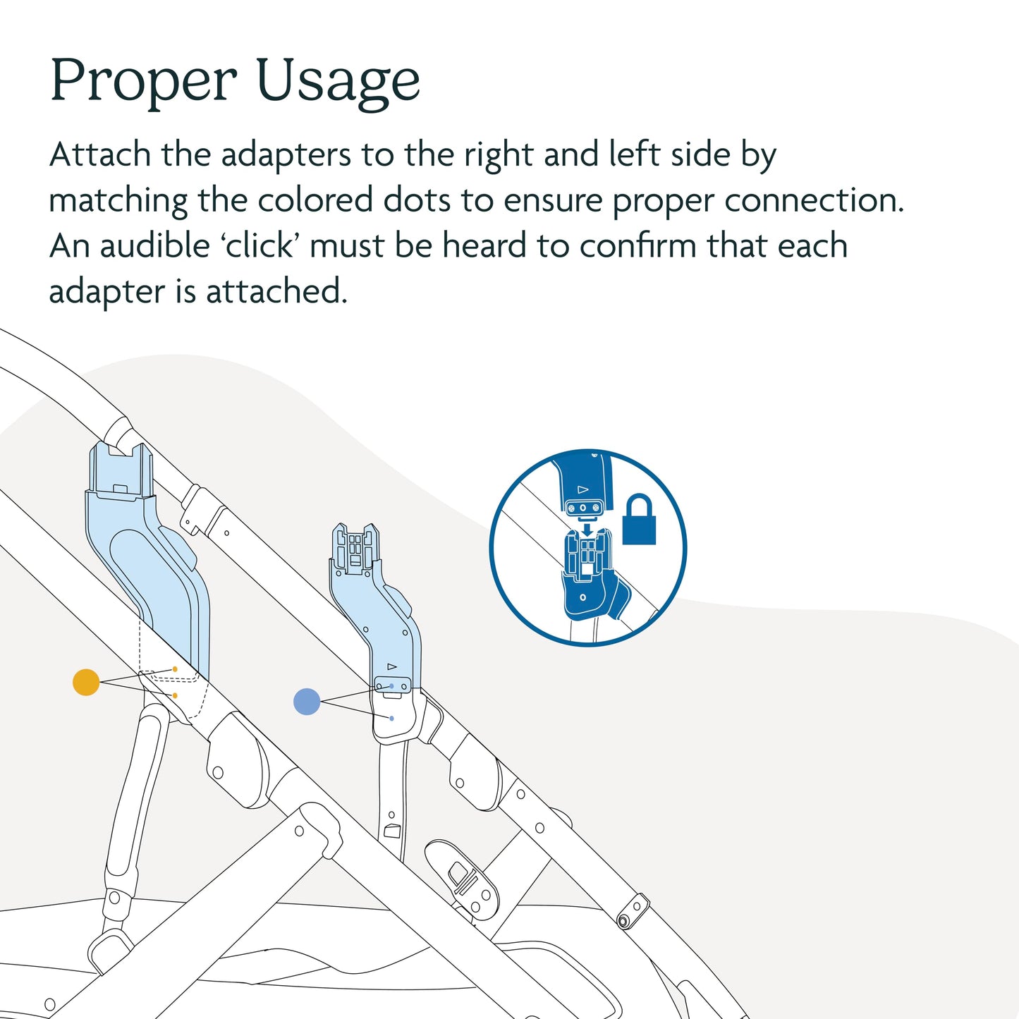 UPPAbaby Upper Adapter for Vista, Vista V2, and Vista V3 Strollers/ Compatible with Bassinet, Toddler Seat, Aria, Mesa V2, or Mesa Max Infant Car Seats / Quick + Secure Attachment / 1 Set 🍁 All In One Marketplace Canada