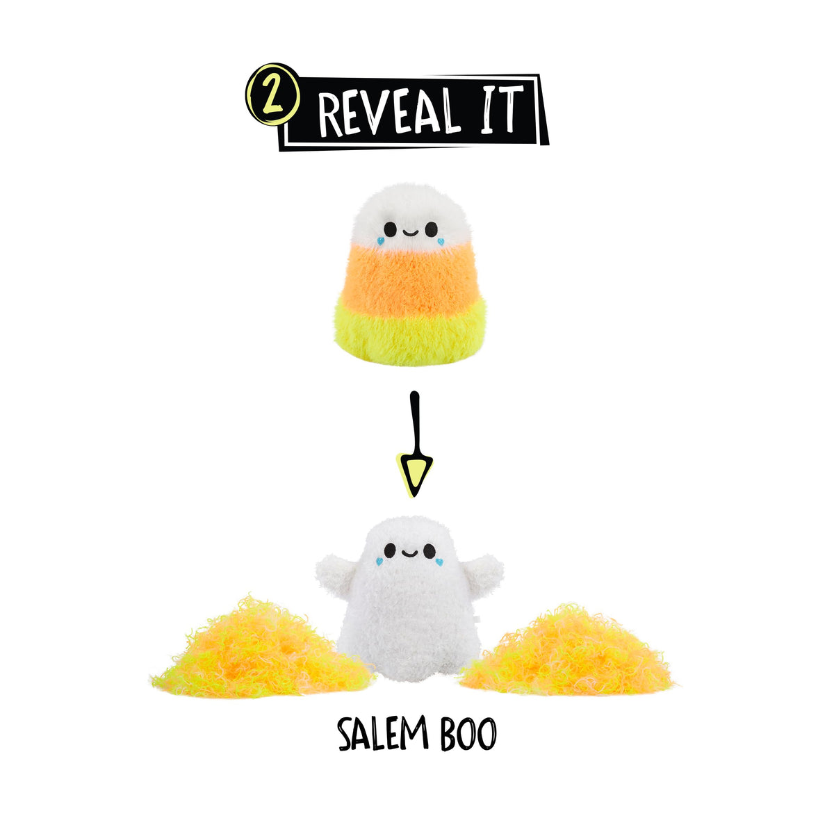 Petite peluche Fluffie Stuffiez - Halloween Candy Corn