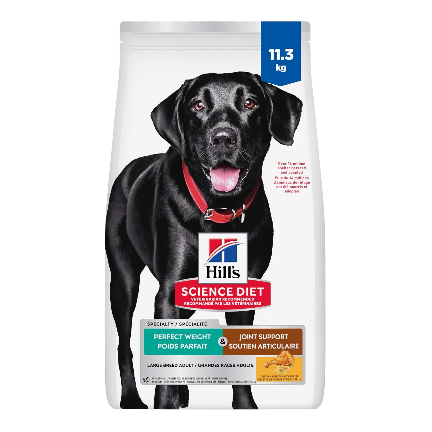 Hill's Science Diet Adult Perfect Weight & Joint Support Large Breed Dry Dog Food, Chicken Recipe 11.34 kg Bag 🍁 All In One Marketplace Canada