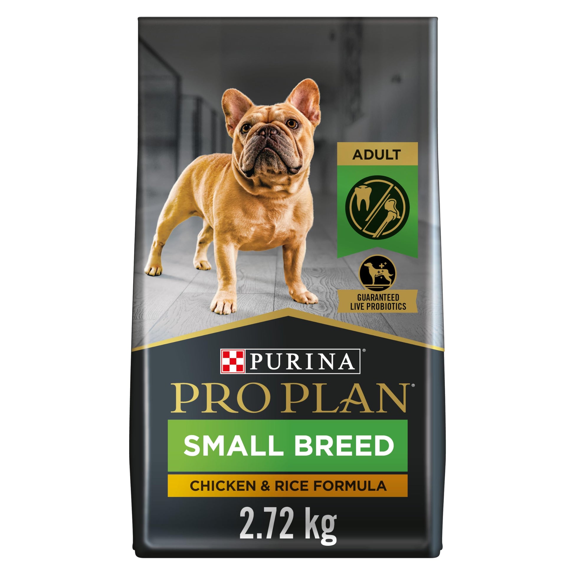 Purina Pro Plan Dry Dog Food, Specialized Small Breed Chicken & Rice - 2.72 kg Bag (1 Pack) Pro Plan