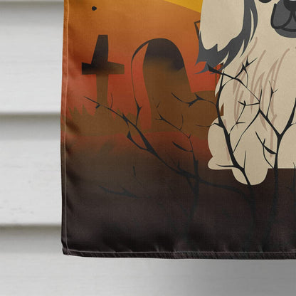 Caroline's Treasures BB4372CHF Halloween Pekingnese Cream Flag Canvas House Size, Large, Multicolor