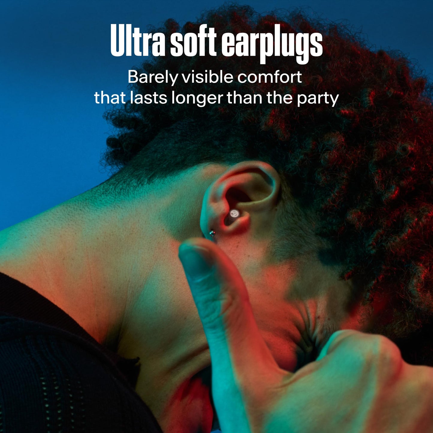 Alpine PartyPlug Concert Ear Plugs - Noise Reduction Ear Plugs for Party, Concert, Festival and Music - Reusable Earplugs (Pro Transparent (Multisize)) Alpine