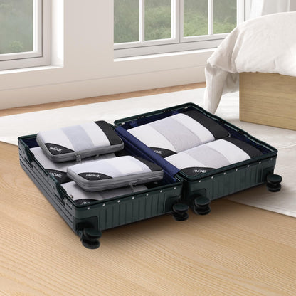 BAGAIL 6 Set/8 Set Compression Packing Cubes, Ultralight Expandable Packing Organizers for Carry on Travel Luggage(6set Jet Black) - Available at All In One Marketplace Canada