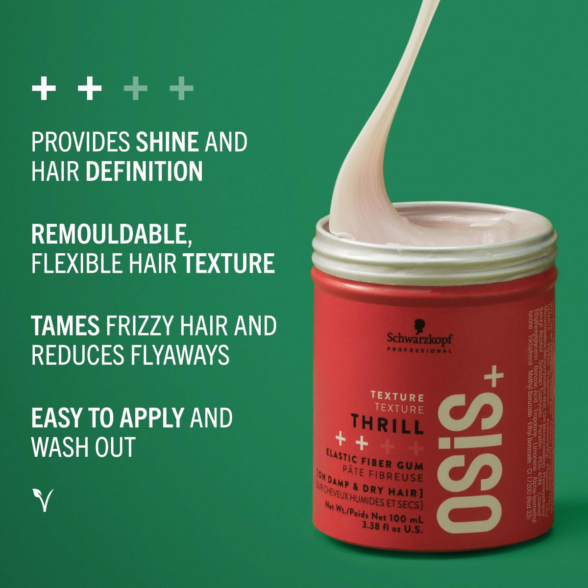 OSiS+ THRILL Fibre Gum, 3.38-Ounce