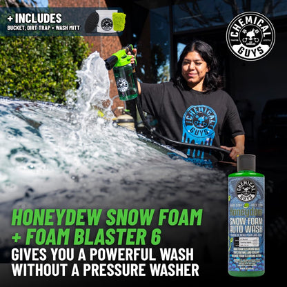 Chemical Guys 14-Piece Arsenal Builder Car Wash Kit with Foam Gun, Bucket and (5) 473 ml Car Care Cleaning Chemicals (Works w/Garden Hose) 🍁 All In One Marketplace Canada Chemical Guys