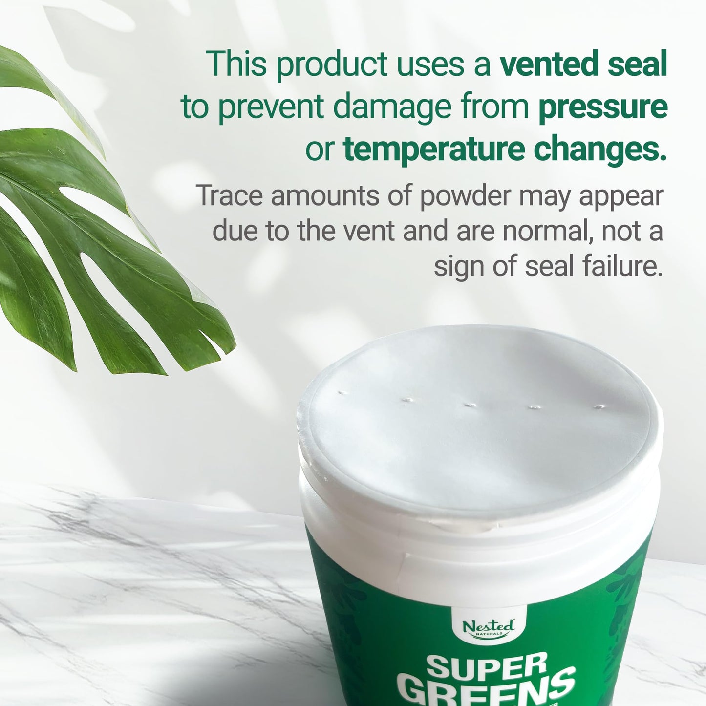 Nested Naturals Super Greens Powder - Organic Daily Greens Superfood Powder w/ 20+ Whole Foods, Spirulina, Wheat Grass & Barley Grass - Probiotics, Fiber & Enzymes - USDA Certified Organic, Original Flavour, 30 Servings - Available at All In One Marketplace Canada