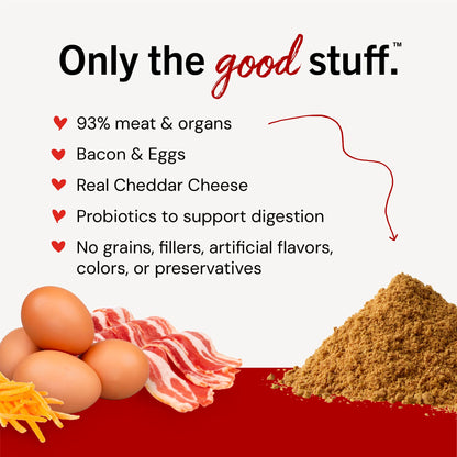 Stella & Chewy's Marie's Magical Breakfast Sprinkles Freeze-Dried Raw Bacon, Egg & Cheese Recipe Grain-Free Dog Food Topper, 198g Bag 🍁 All In One Marketplace Canada