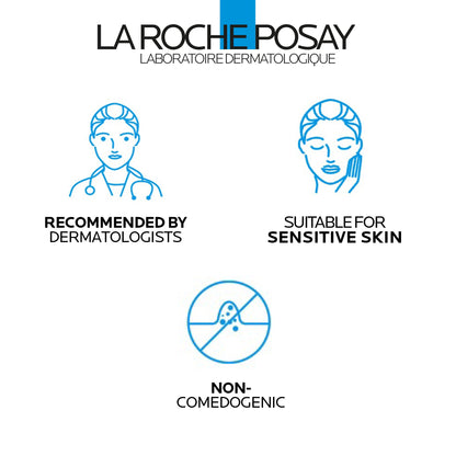 La Roche Posay Toleriane Micellar Water for Ultra Sensitive Skin, Cleanses and Removes Makeup, formulated with Glycerin & Thermal Spring Water, Hypoallergenic, Recommended by Dermatologists, 400ml La Roche-Posay