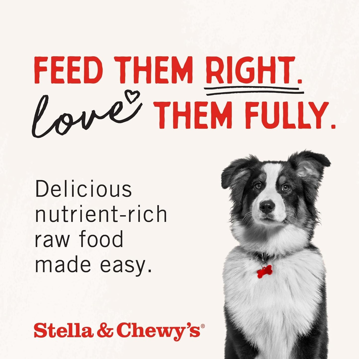 Stella & Chewy’s Freeze Dried Raw Dinner Patties – Grain Free Dog Food, Protein Rich Stella’s Super Beef Recipe – 396g Bag