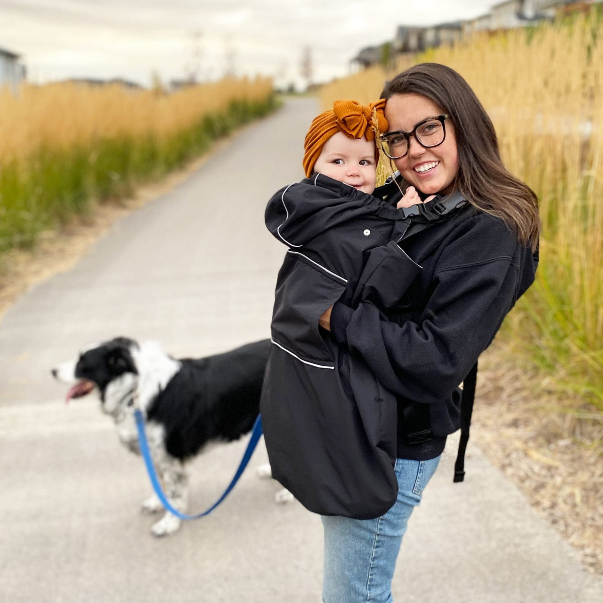 Jan & Jul Cozy-Dry Baby Carrier Rain Cover (Black, One Size) 🍁 All In One Marketplace Canada