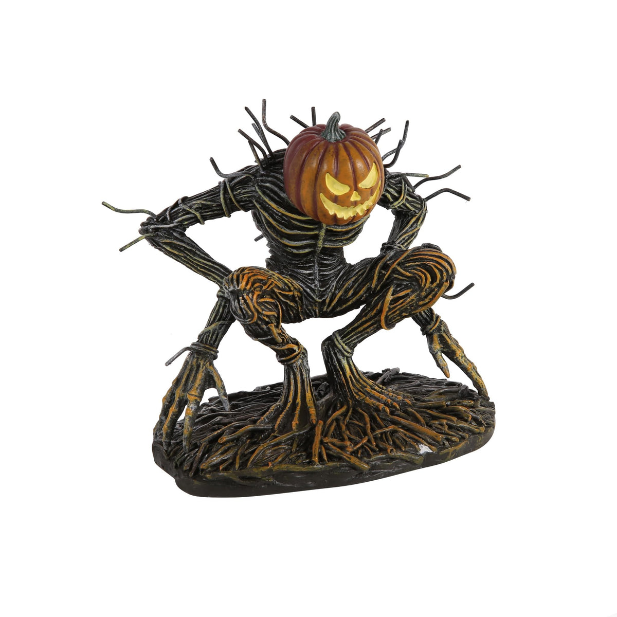 Figurine accessoire de collection Department 56 Village Halloween, « Scarecrow Grapevine of Wrath », 9,8 cm, multicolore