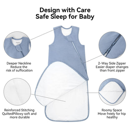 BubblePanda Bamboo Sleep Sack 18-24 Months 2.5 Tog Toddler Winter Warms 🍁 All In One Marketplace Canada