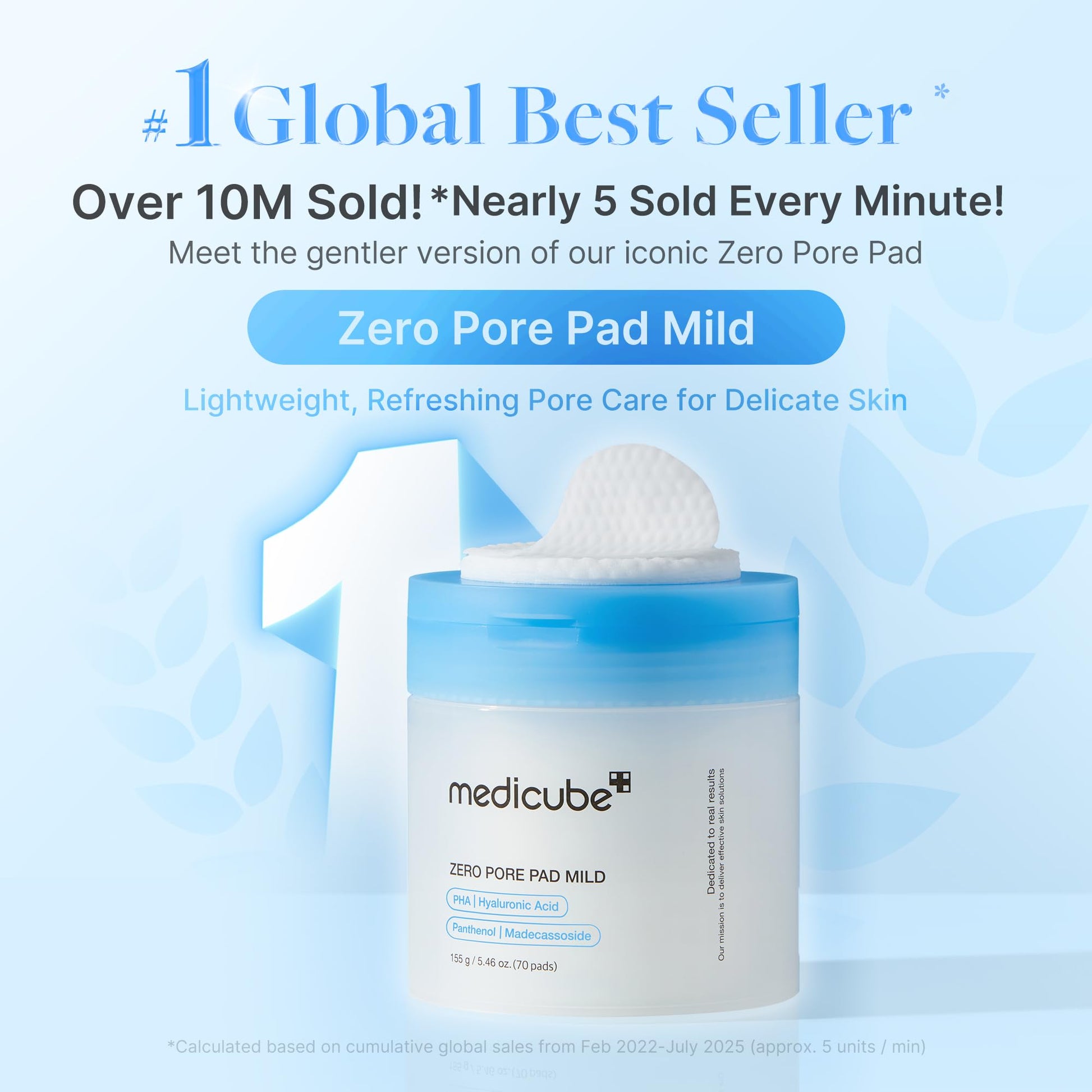 medicube Zero Pore Mild Pad 70 pads - Available at All In One Marketplace Canada