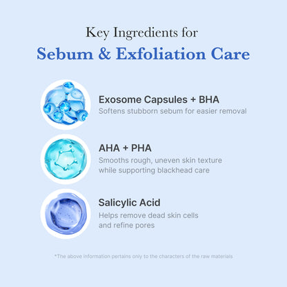 medicube Zero Pore Clear Blue Capsule Facial Deep Cleanser for Skin Texture, Blackhead & Pore Care | AHA, BHA & PHA for Double Cleansing, Daily Gentle Face Wash, Korean Skincare | 120g / 4.23 oz - Available at All In One Marketplace Canada