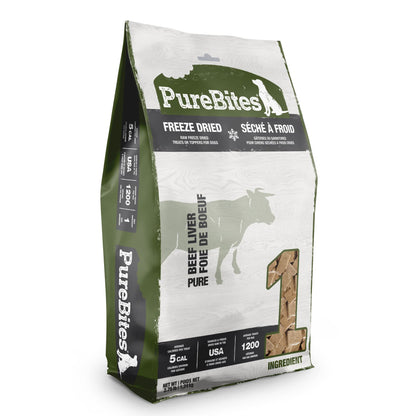 PureBites Freeze Dried Beef Liver Dog Treats, Made in USA, 1.2kg 🍁 All In One Marketplace Canada