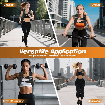 VBSD Weighted Vest Woman 16LB Weight Vest for Women Men Body Weight Vests for Walking Strength Training Running Workout Jogging Fitness Black - Available at All In One Marketplace Canada
