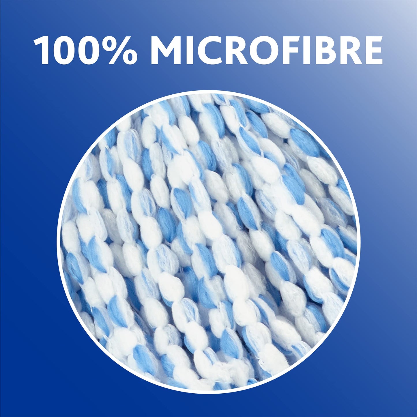 Vileda SuperMop and Bucket Set with 1 Extra Refill | Extendable Handle | Made of 100% Microfibre | Machine Washable Mop Head Vileda