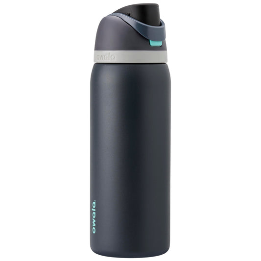 Owala FreeSip Insulated Stainless Steel Water Bottle with Straw for Sports and Travel, BPA-Free, 32oz, Foggy Tide