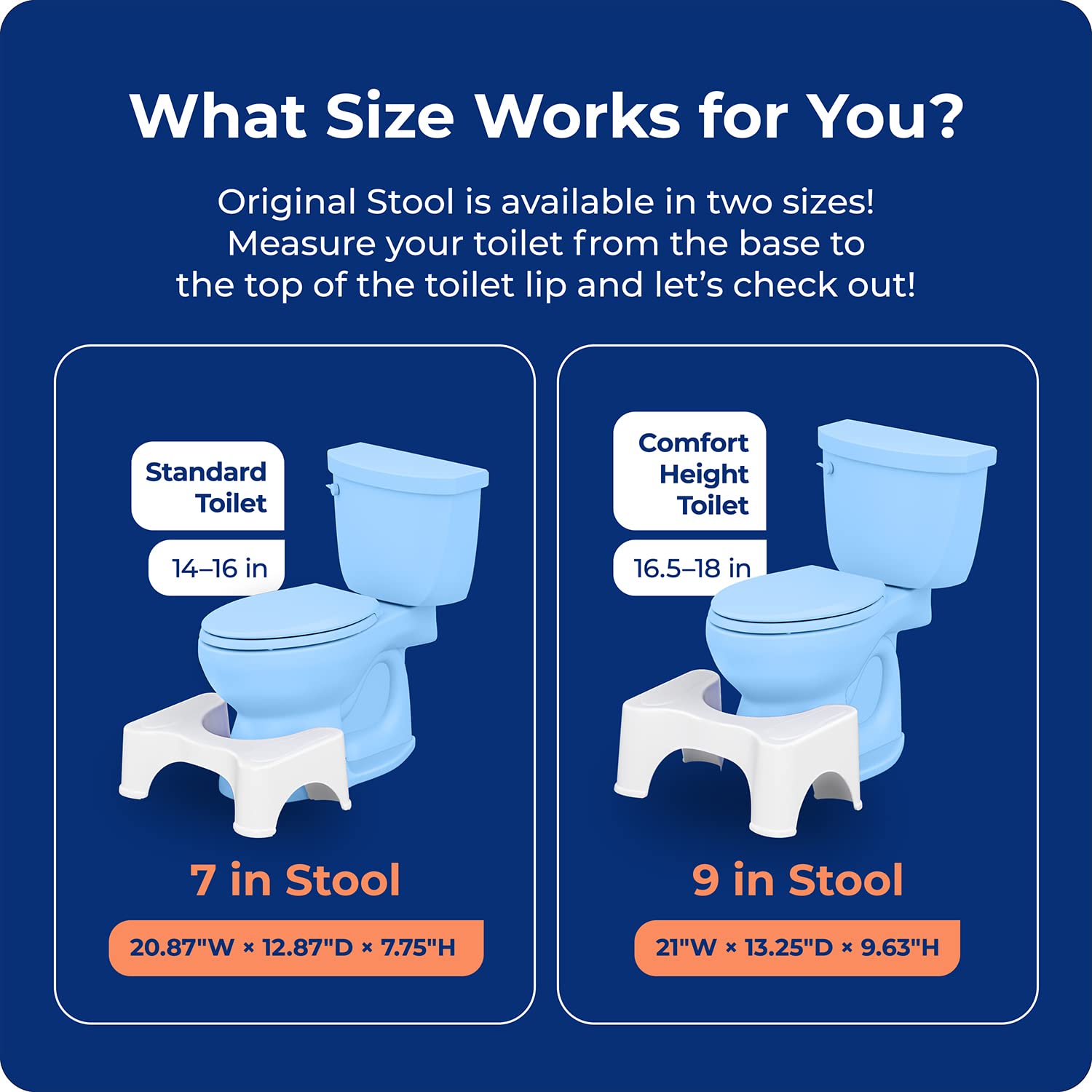 Squatty Potty The Original Bathroom Toilet Stool, White, 9" - Available at All In One Marketplace Canada