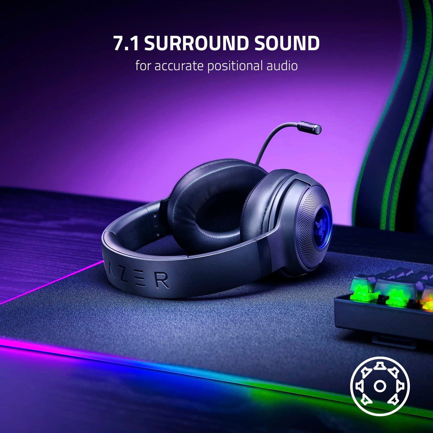 Razer Kraken V3 X Wired USB Gaming Headset, Lightweight, Black 🍁 All In One Marketplace Canada