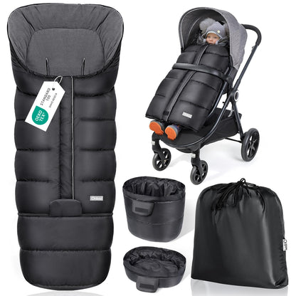 Orzbow Stroller Bunting Bag with Extended Footmuff, Weather-Proof, Warm 🍁 All In One Marketplace Canada