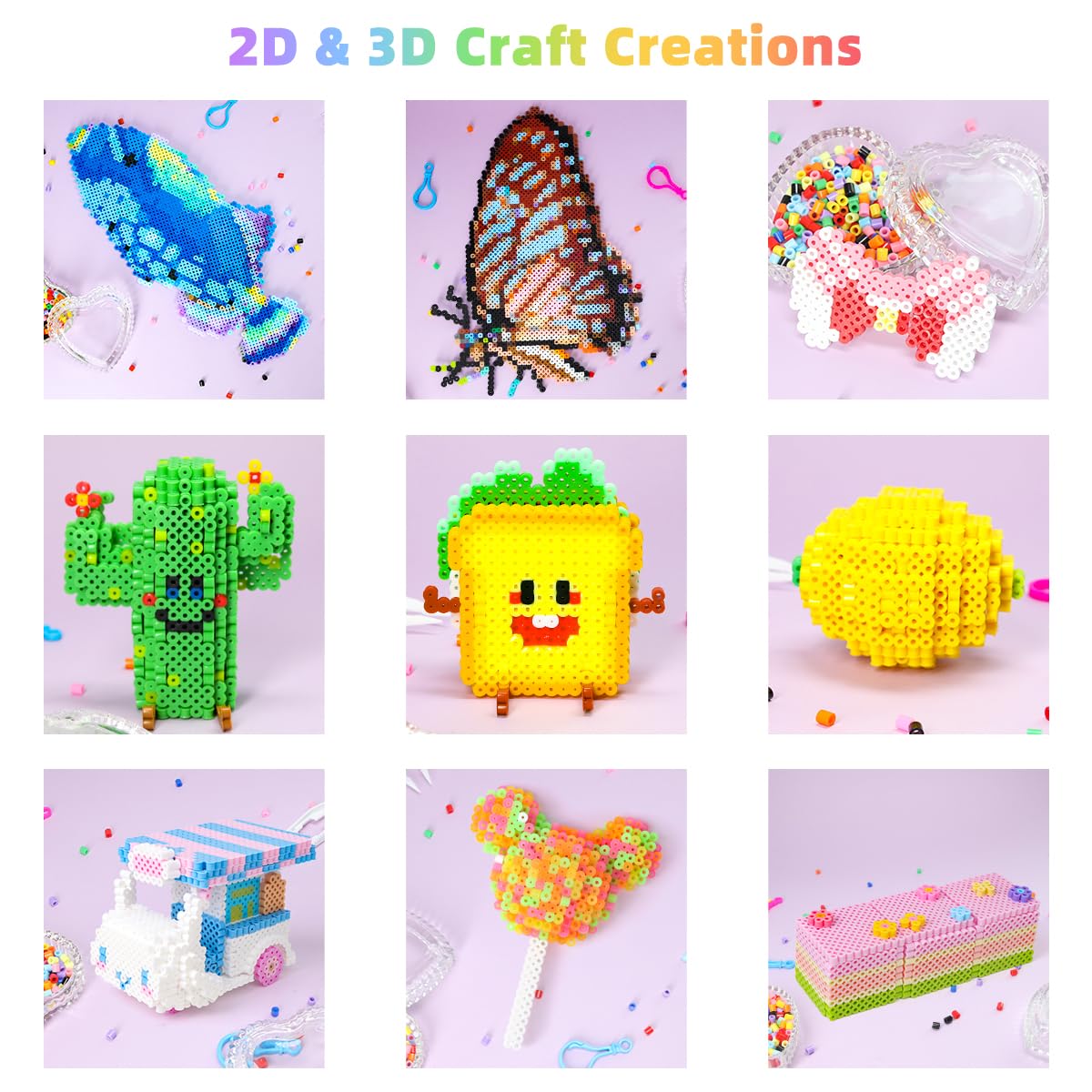 Meland Fuse Beads Kit, 36 Colors 11000 Melting Beads DIY Craft Set for Kids 🍁 All In One Marketplace Canada