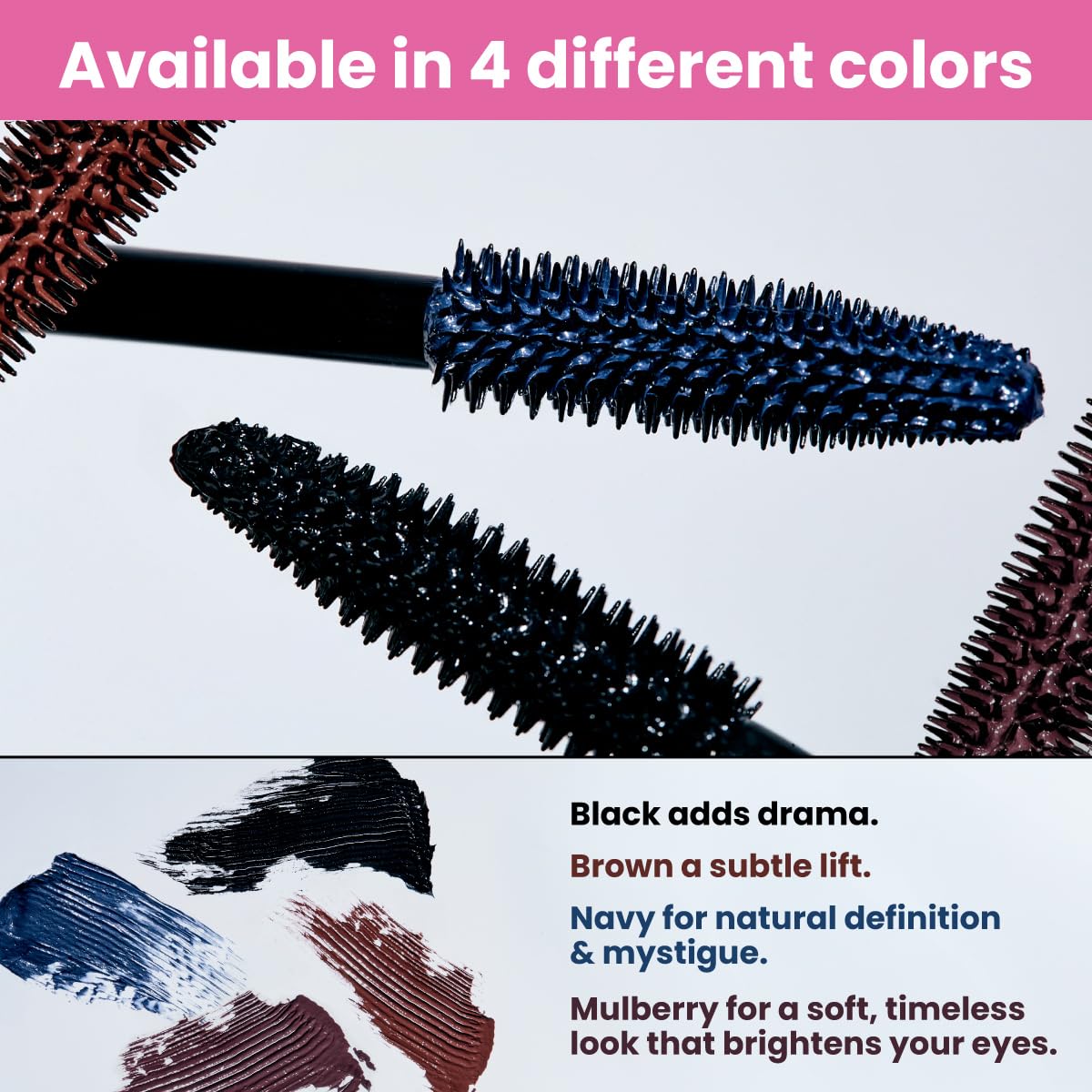 Prime Prometics PrimeLash Mascara for Women over 50 – Volumizing, Incredible Length in 2 Coats – Long-Stay, Zero Clumps, Hypoallergenic (Black) - Available at All In One Marketplace Canada