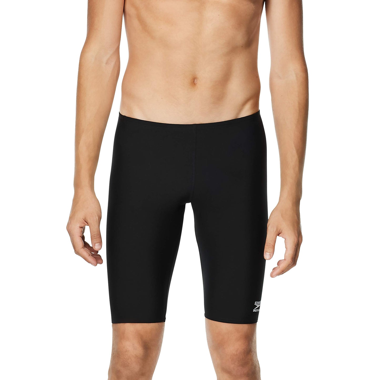 Speedo Men's Swimsuit Endurance+ Solid USA Adult Athletic Swim Jammers - Speedo Black, Size 32 Speedo