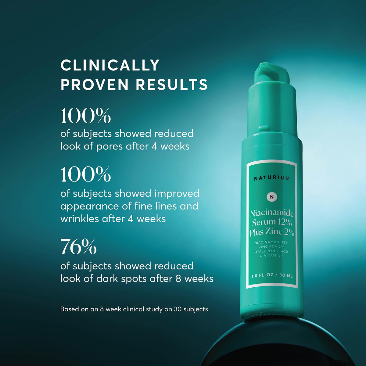 Naturium Niacinamide Face Serum 12% Plus Zinc 2%, 30 ml / 1.0 fl oz