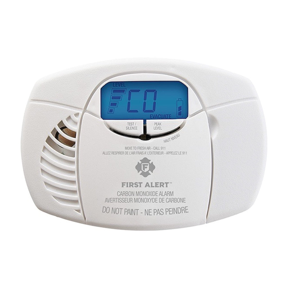 First Alert Battery Operated Carbon Monoxide Alarm with Digital Display