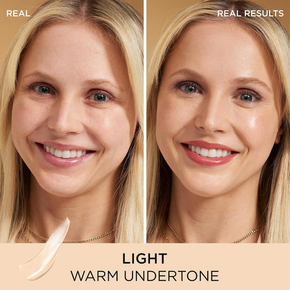 IT Cosmetics CC+ Nude Glow Lightweight Foundation + Glow Serum with SPF 40 - With Niacinamide, Hyaluronic Acid & Green Tea Extract - Light - 1.08 fl oz IT Cosmetics
