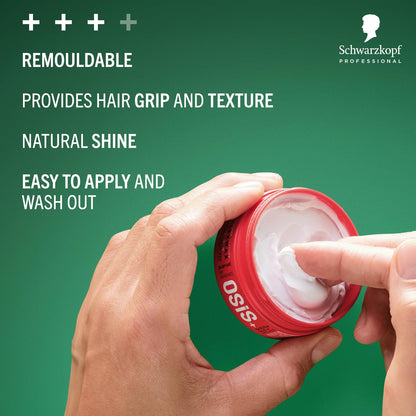 Schwarzkopf Professional OSiS+ Flexwax Strong Hold Hair Cream | Natural Shine & Texture | Long Lasting Hold for All Hair Types, 85mL - Available at All In One Marketplace Canada