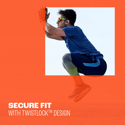 JBL Endurance Peak 4 - True Wireless Noise Cancelling Sport Earbuds, Up to 48Hrs Total Playback, Water & dust Proof (IP68), Secure fit with TwistLock™ Design, & 6 mics for Perfect Calls (Black)