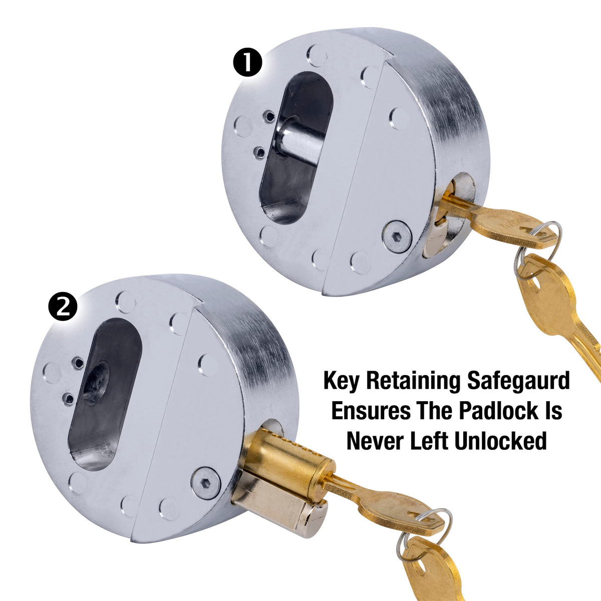 MASTERLOCK Hidden Shackle Lock with Hasp M736XKADCCSEN