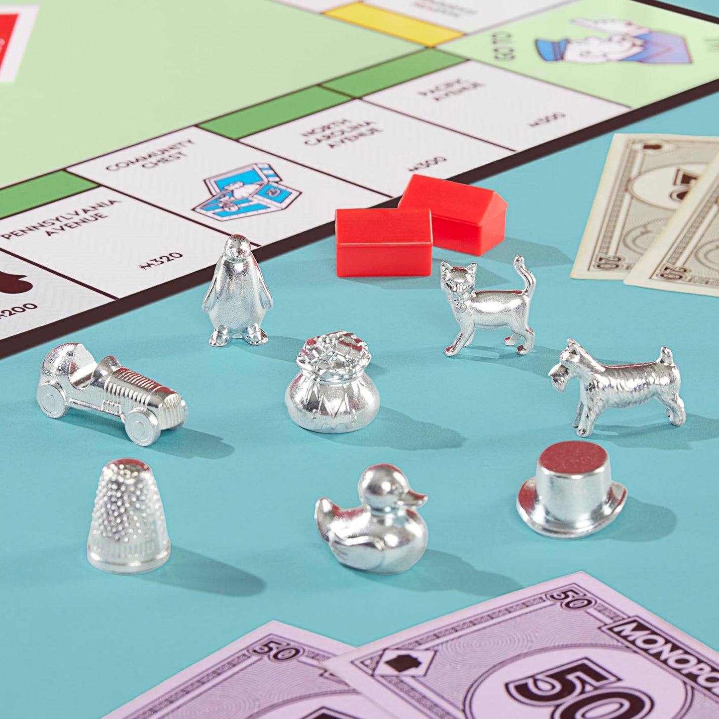 Monopoly Board Game | Classic Game with Storage Tray and Larger Tokens | Ages 8+ | 2 to 6 Players | Family Games for Kids and Adults | Kids Gifts (English & French) 🍁 All In One Marketplace Canada