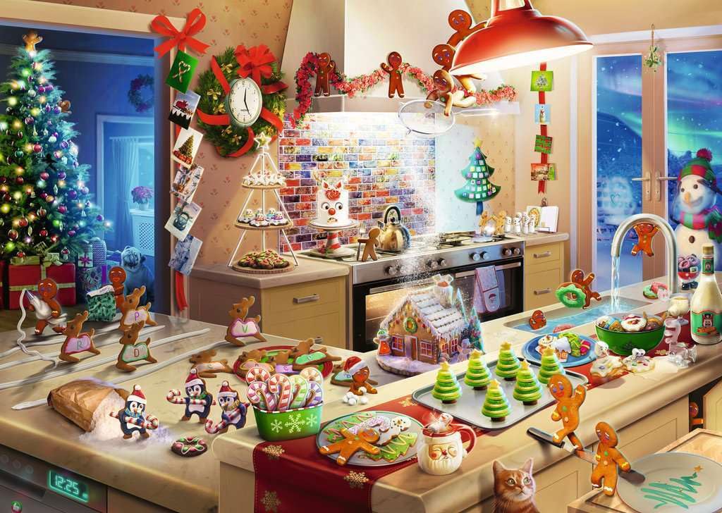 Ravensburger Merry Mischief 1000 Piece Holiday Jigsaw Puzzle for Adults - 12000718 - Handcrafted Tooling, Made in Germany, Every Piece Fits Together Perfectly 🍁 All In One Marketplace Canada