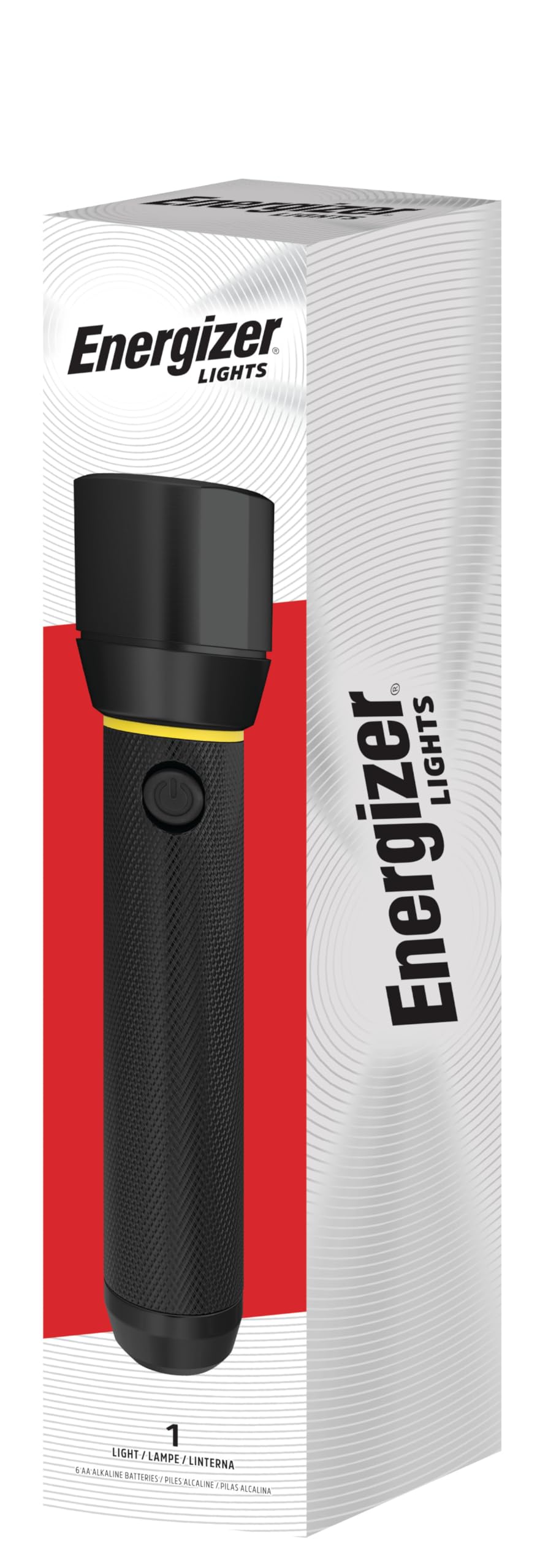 ENERGIZER LED Flashlight Vision PRO, Ultra Bright 1000+ Lumens, IPX4 Water Resistant, Aircraft-Grade Aluminum LED Light, Rugged Metal Flash Light for Outdoors, Emergency Power Outage, Black Energizer