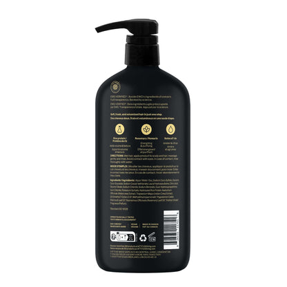 ATTITUDE Men's Shampoo and Conditioner 2-in-1, Volumizing for Thin Hair, With Rosemary and Rice Protein, 97% Natural Origin Ingredients, EWG Verified, Amber & Citrus, 946 mL 🍁 All In One Marketplace Canada