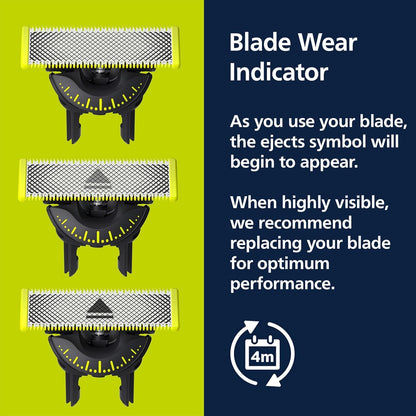 Philips OneBlade 360 Pro, Wet & Dry, Trim, Edge & Shave with the 20 lengths Precision Comb & LED display, QP6552/15