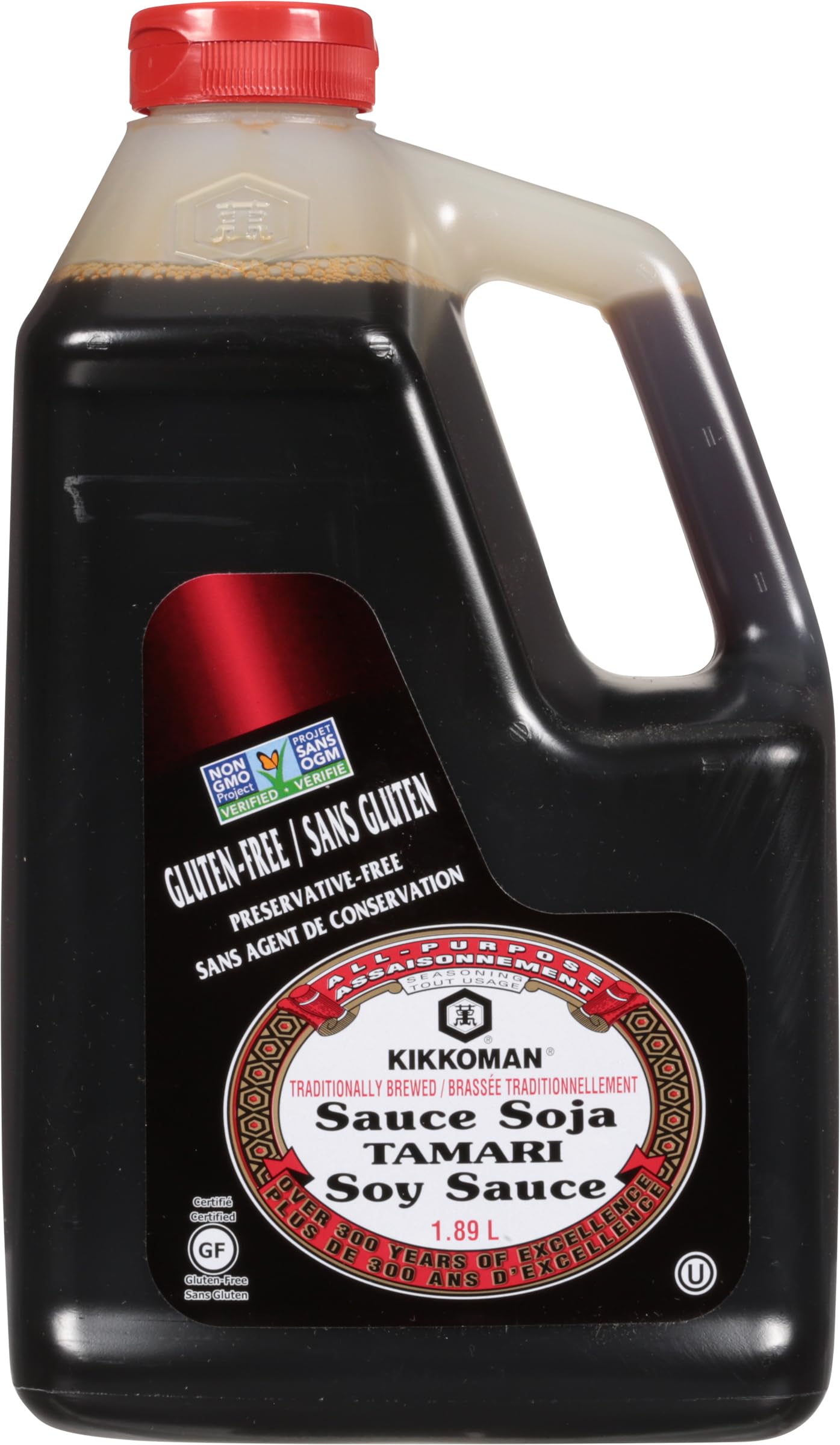 Kikkoman Gluten Free Tamari Soy Sauce, 1.89L Kikkoman