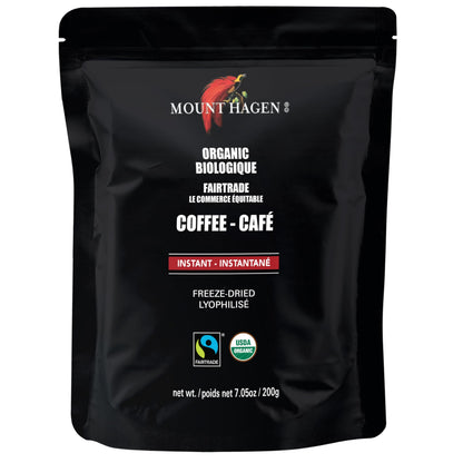 Mount Hagen Organic Freeze-Dried Instant Coffee – 7.05oz Medium Roast Arabica