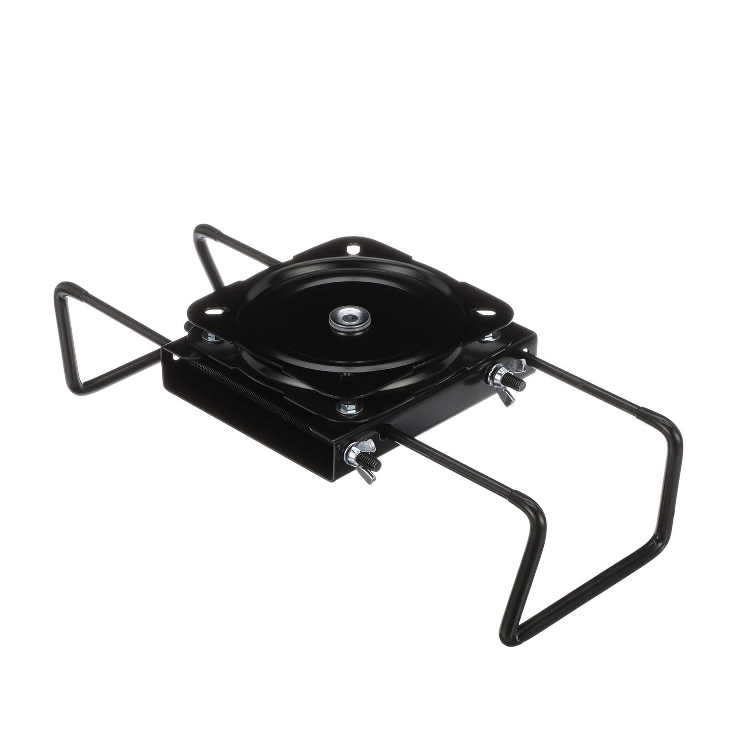 Attwood 15700-3 Seat Mount, Clamp-On with Swivel, Adjusts from 7 ½ inches to 18 inches, Black, Powder-Coated Aluminum attwood
