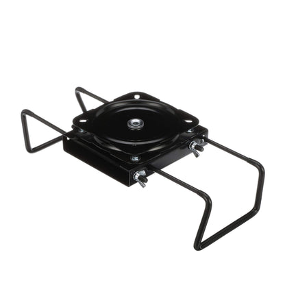 Attwood 15700-3 Seat Mount, Clamp-On with Swivel, Adjusts from 7 ½ inches to 18 inches, Black, Powder-Coated Aluminum attwood
