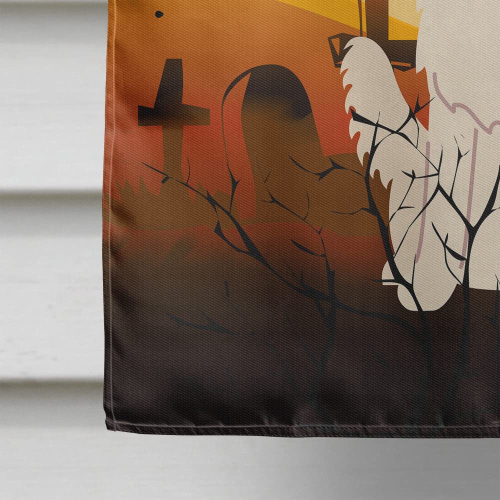 Drapeau de maison en toile Caroline's Treasures BB4311CHF Halloween Berger Allemand Blanc, grande taille, multicolore