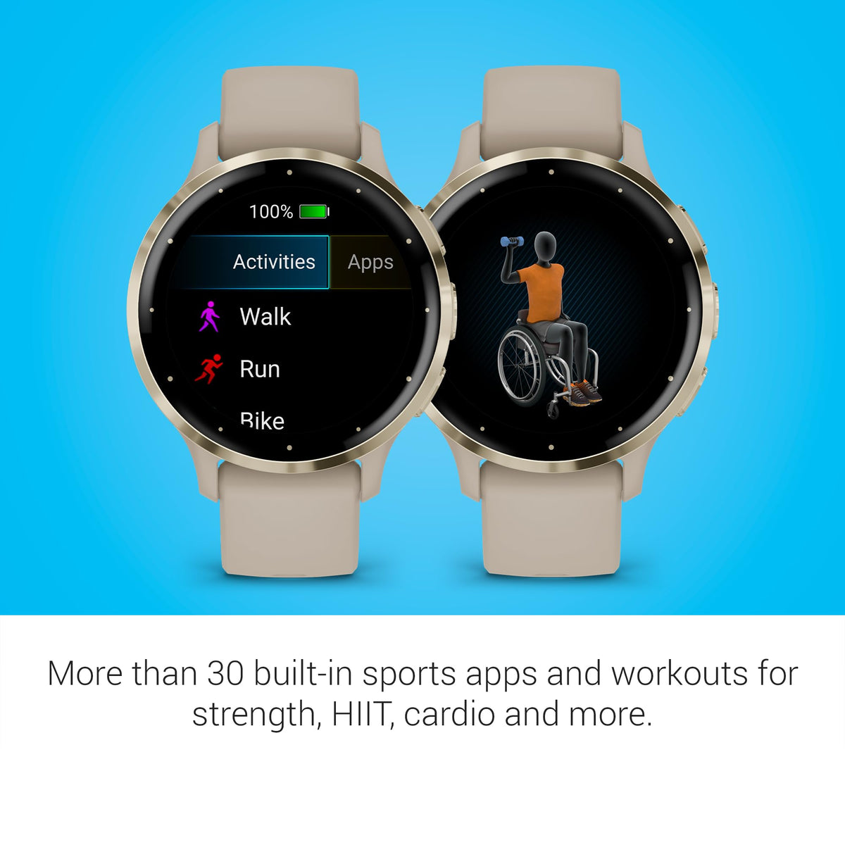 Garmin Venu 3S, GPS Smartwatch, AMOLED Display, Advanced Health and Fitness Features, Up to 10 Days of Battery, French Gray