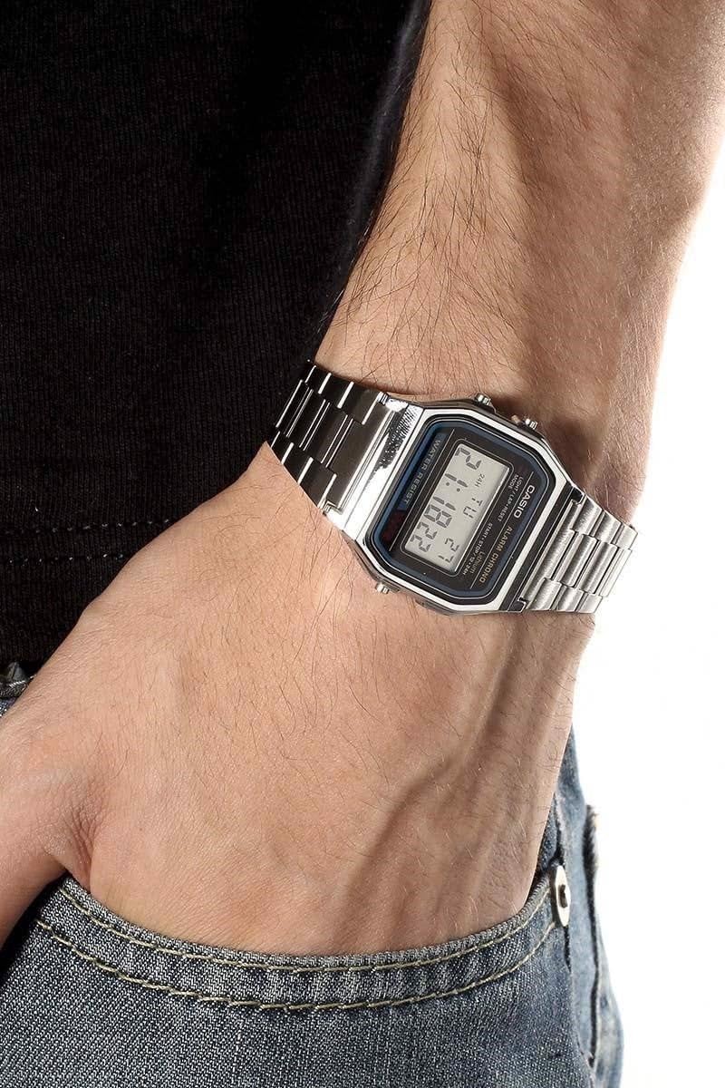 Casio Men's A158W-1 Classic Watch Black - Available at All In One Marketplace Canada