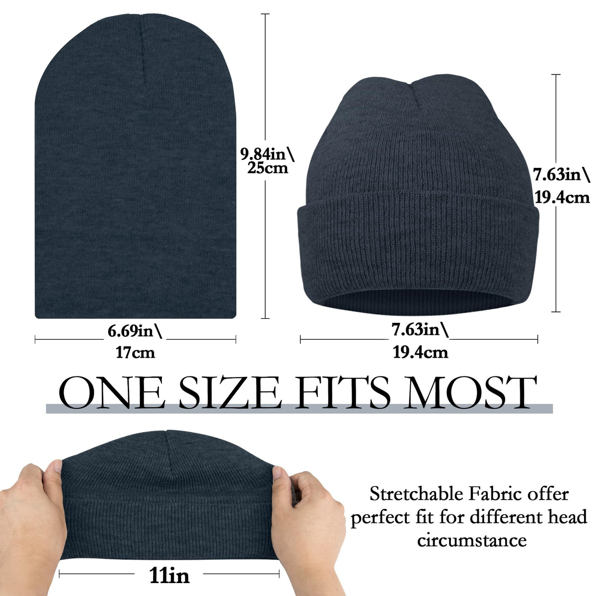 MENOLY Kids Winter hat, 4 Pack Kids Winter Beanies Hat Skull Cap Stretch Knit Beanie Hat Cap for Girls Boys Toddler Toque- Ginger Yellow, Light Gray, Military Green, Burgundy 🍁 All In One Marketplace Canada