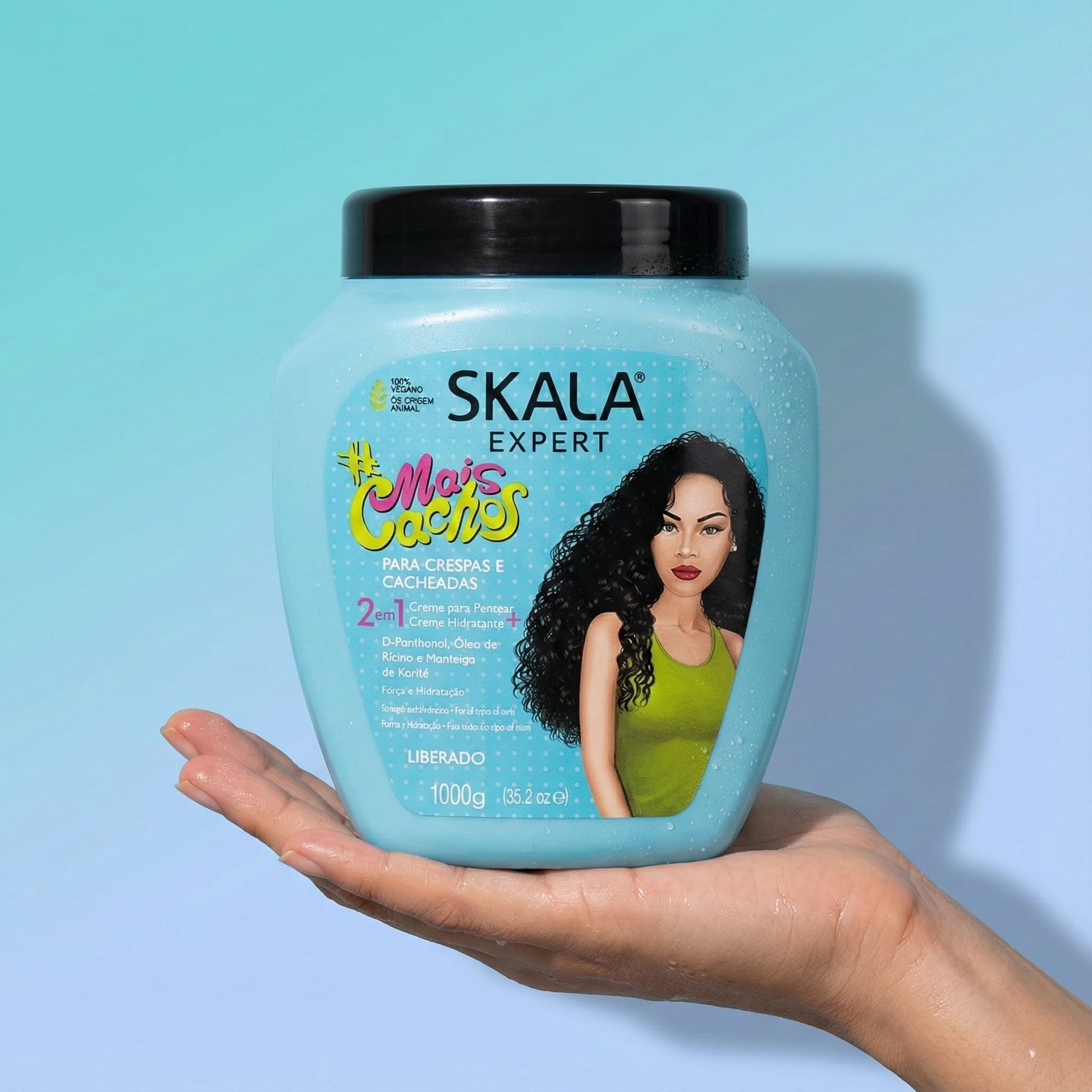 SKALA BRASIL #MAIS CACHOS 2 IN 1 TREATMENT CREAM + LEAVE-IN SKALA