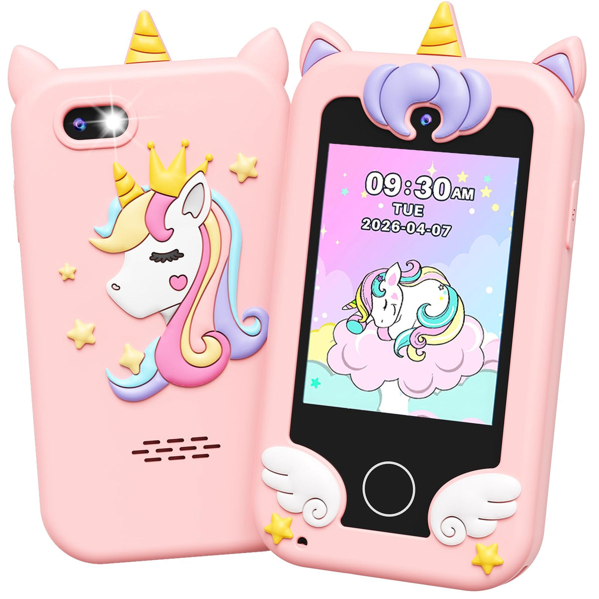 UCIDCI Kids Smart Phone Toys for Girls Ages 3-7 with Dual Camera - Kids Phone with Learning Games, Travel Toys with MP3 Music Player for Christmas, Birthday Gifts for 3 4 5 6 7 Year Old Boys 🍁 All In One Marketplace Canada