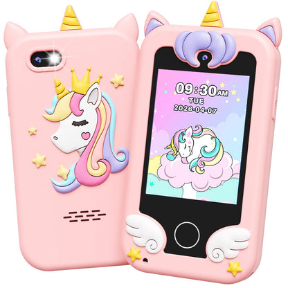 UCIDCI Kids Smart Phone Toys for Girls Ages 3-7 with Dual Camera - Kids Phone with Learning Games, Travel Toys with MP3 Music Player for Christmas, Birthday Gifts for 3 4 5 6 7 Year Old Boys 🍁 All In One Marketplace Canada